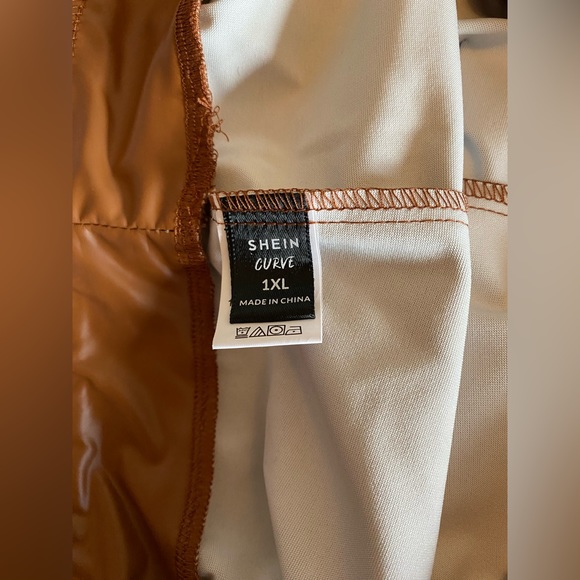 Light brown leather pants - Picture 3 of 4